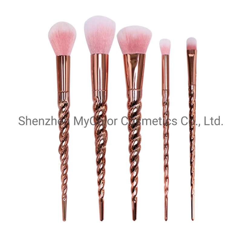 Customized Premium Makeup Brushes Set Rose Gold Powder Eyeshadow Make up Brushes