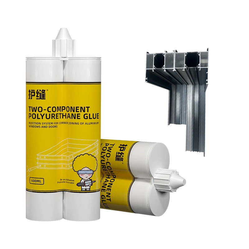 600ml Group Double Plastic Cartridge Two-Component Polyurethane Corner Angle Adhesive and Sealant for Bonding of Alu HPL GRP and Other Materials