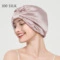 Casquette de sommeil soie 100% 22momme Mulberry soie des deux côtés Pour femmes, bonnet de nuit en soie avec élastique Sur la tête