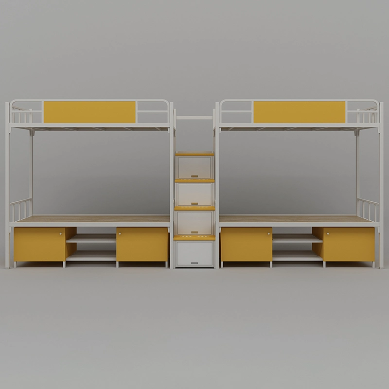 Single Couch Bed Cheap Metal Frame Bunk Bed Double-Deckers Beds