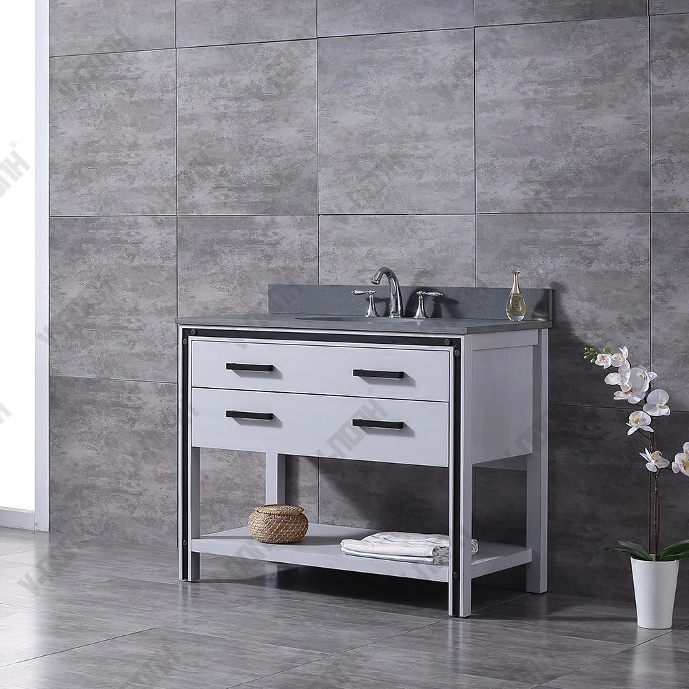 New Design Elegant Single Sinks Cabinet Furniture for Bathroom Use