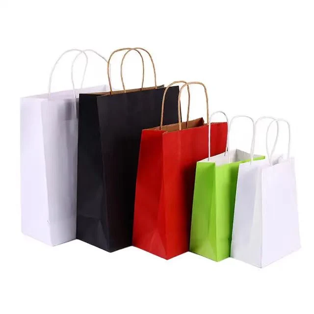 Customized Shopping Gift Food Takeaway Pouch and Colorful Your Bag with Hands