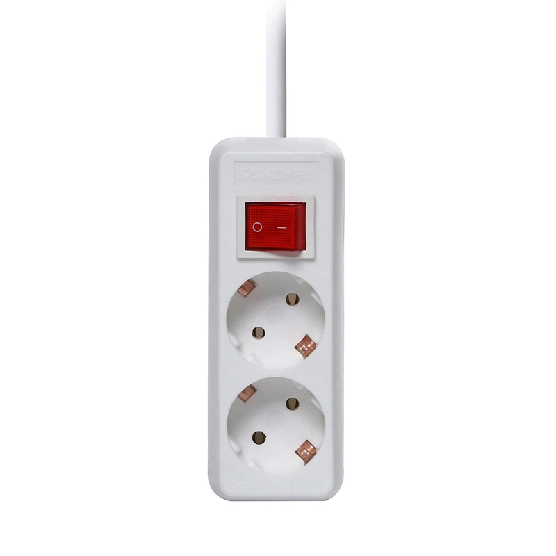 Schuko Plug Electric Power Strip Extension Socket