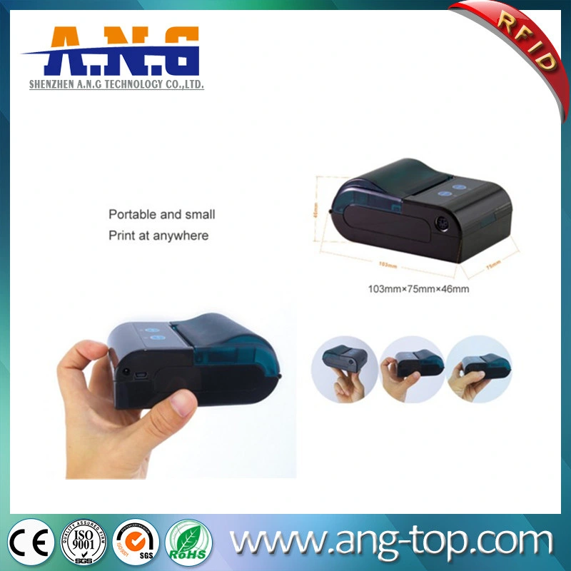 Android Mini 58mm Receipt Thermal Printer Bluetooth USB Interface