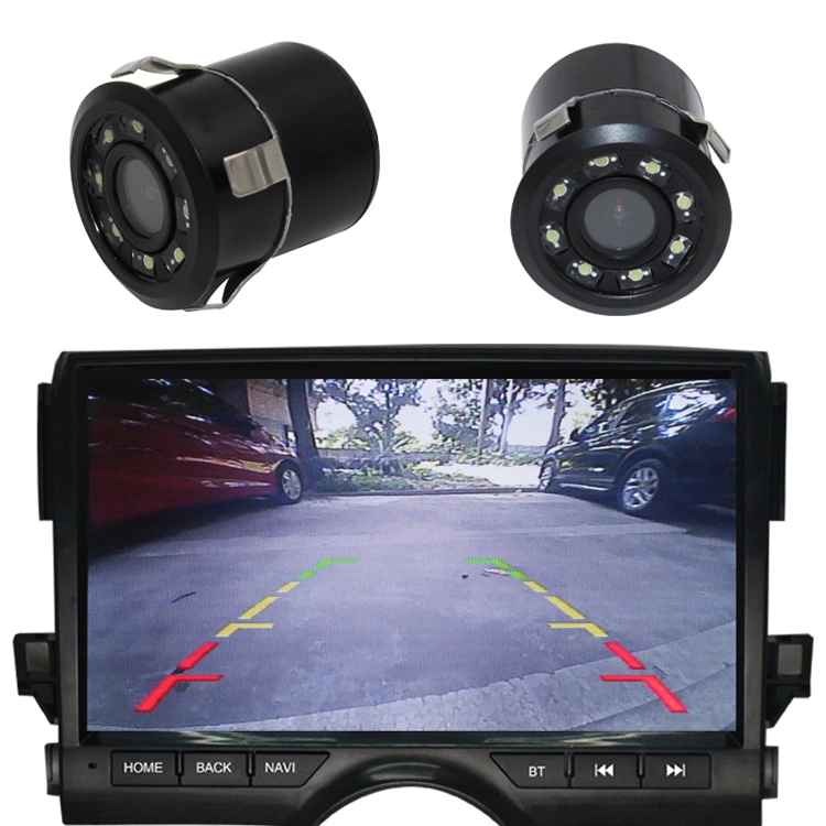 Universal Waterproof Night Vision HD CCD/Ahd 18.5mm 8LED/8IR Mini Auto Car Rearview Reverse Parking Camera