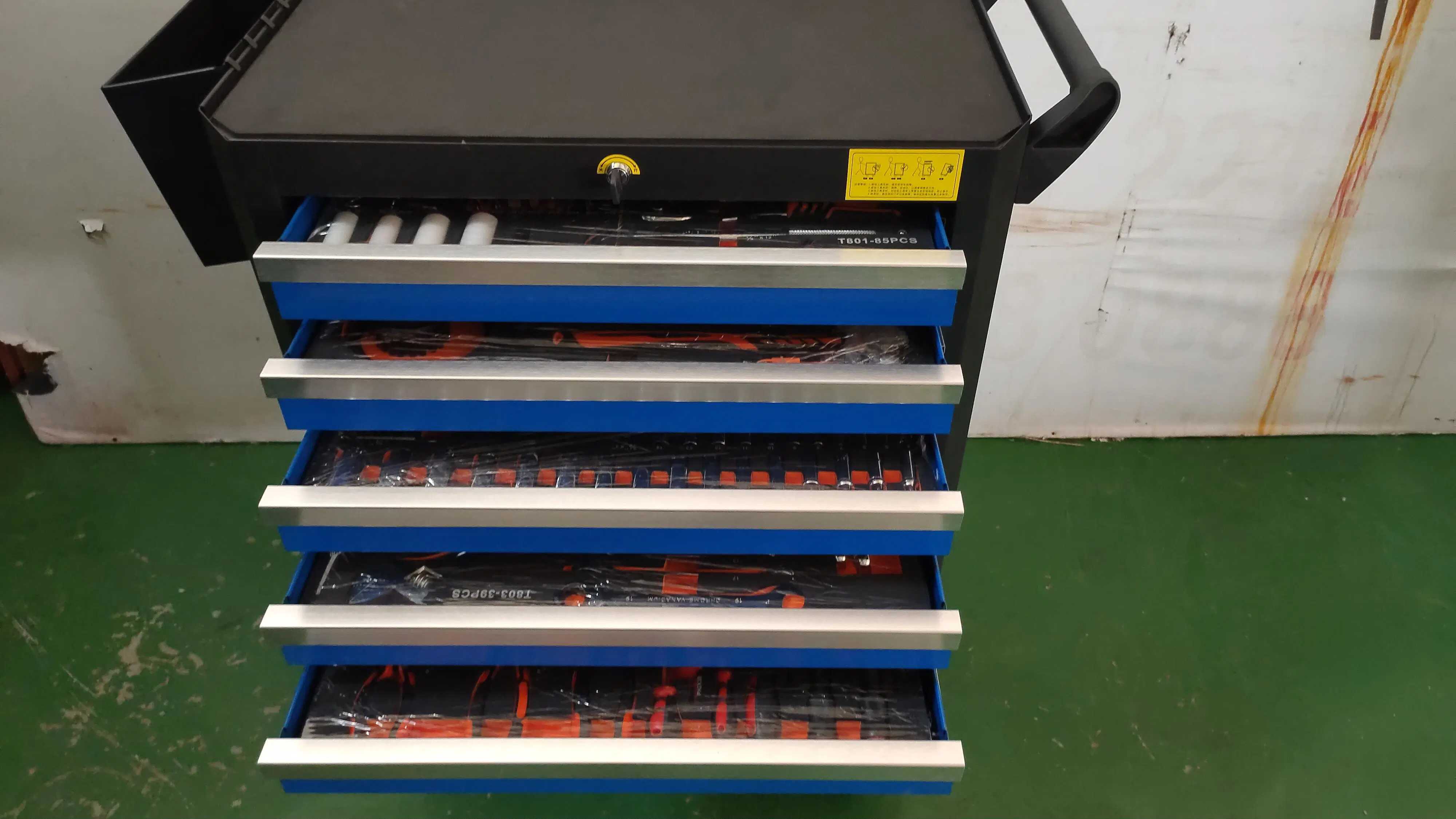 Garage Tool Trolley with 7 Drawers Combination Tools Set