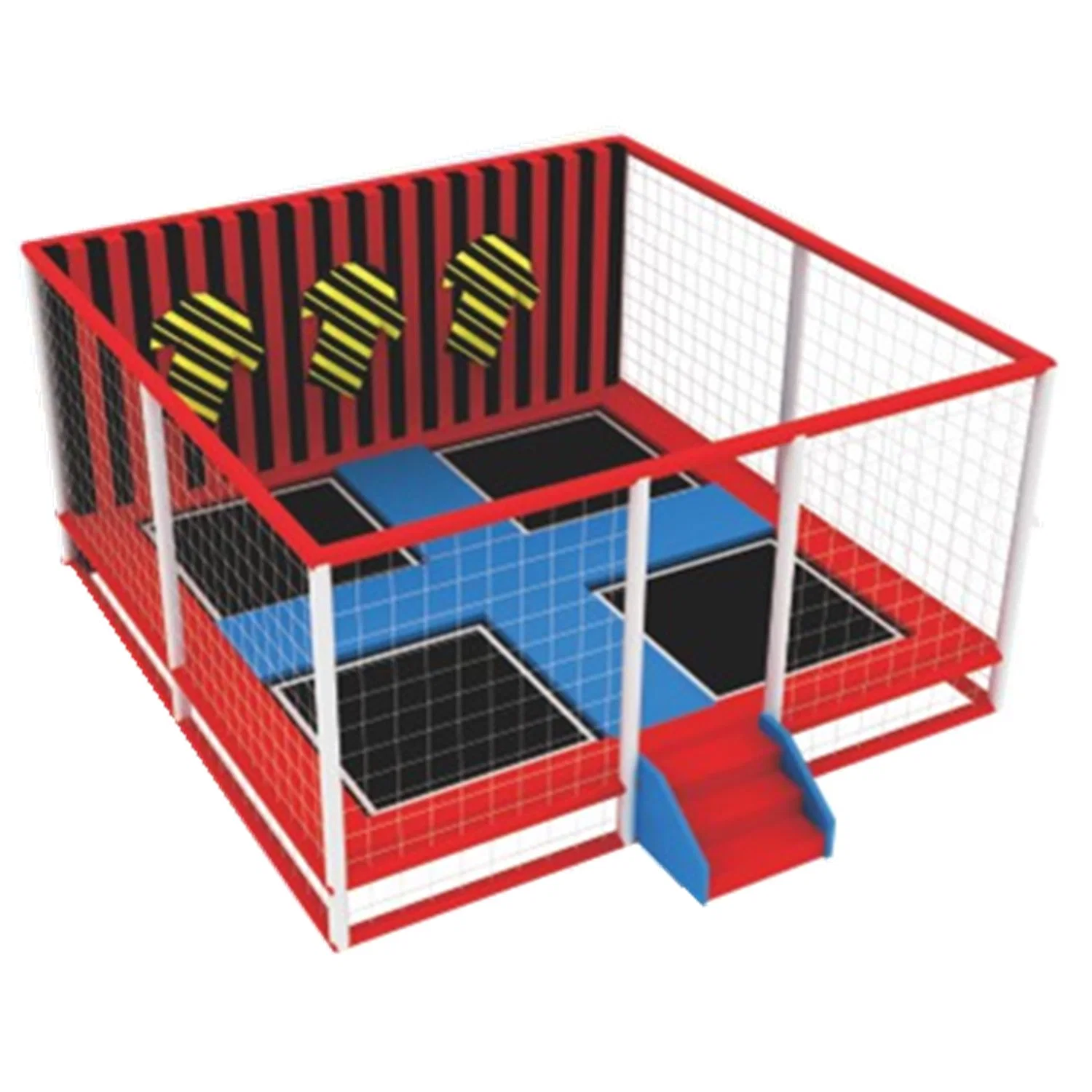 Maßgeschneiderte Indoor Adult Fitness Trampolin Park Ausrüstung Outdoor Kinder Spielplatz