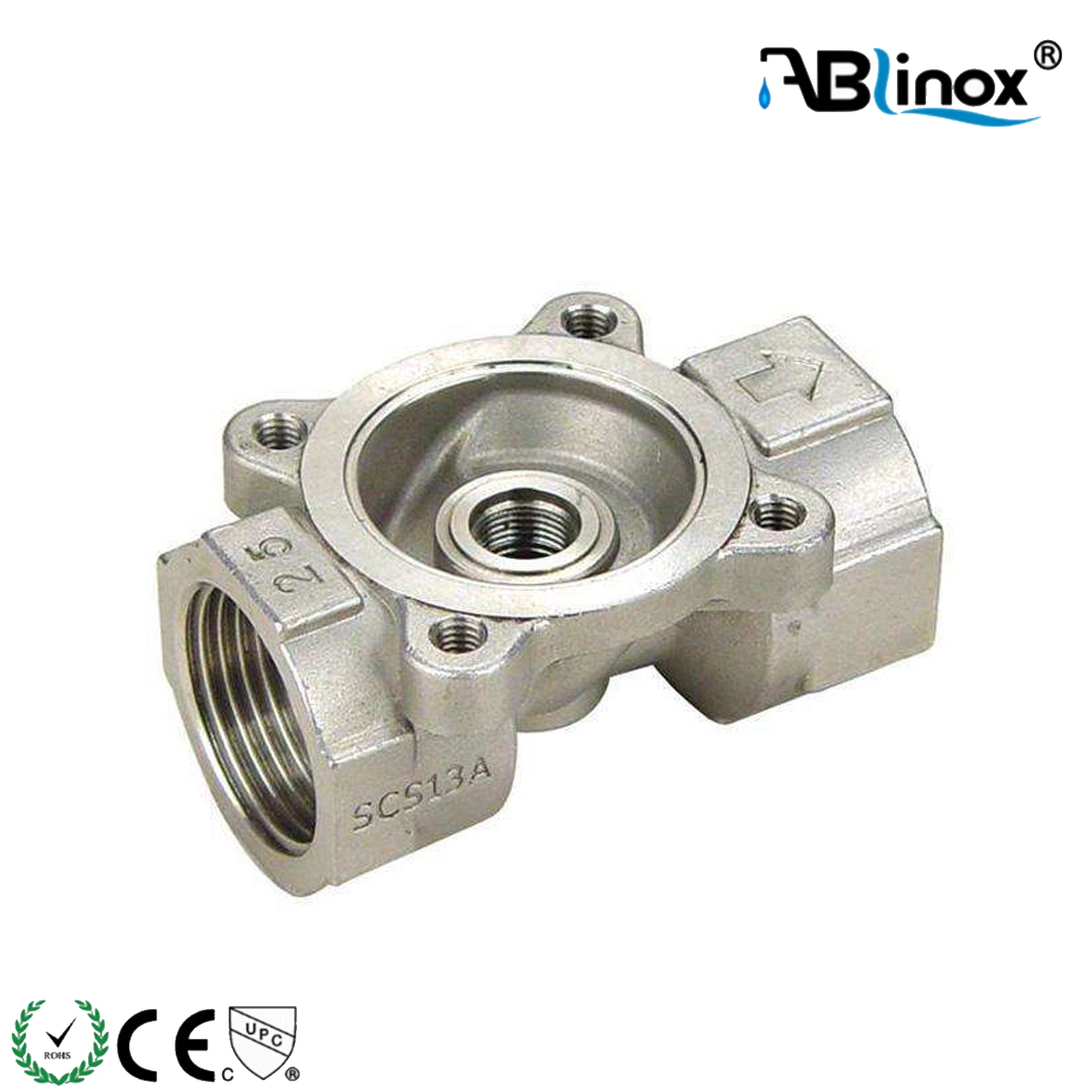 CNC Machine Part 304 Stainless Steel Filter Main Body Casting