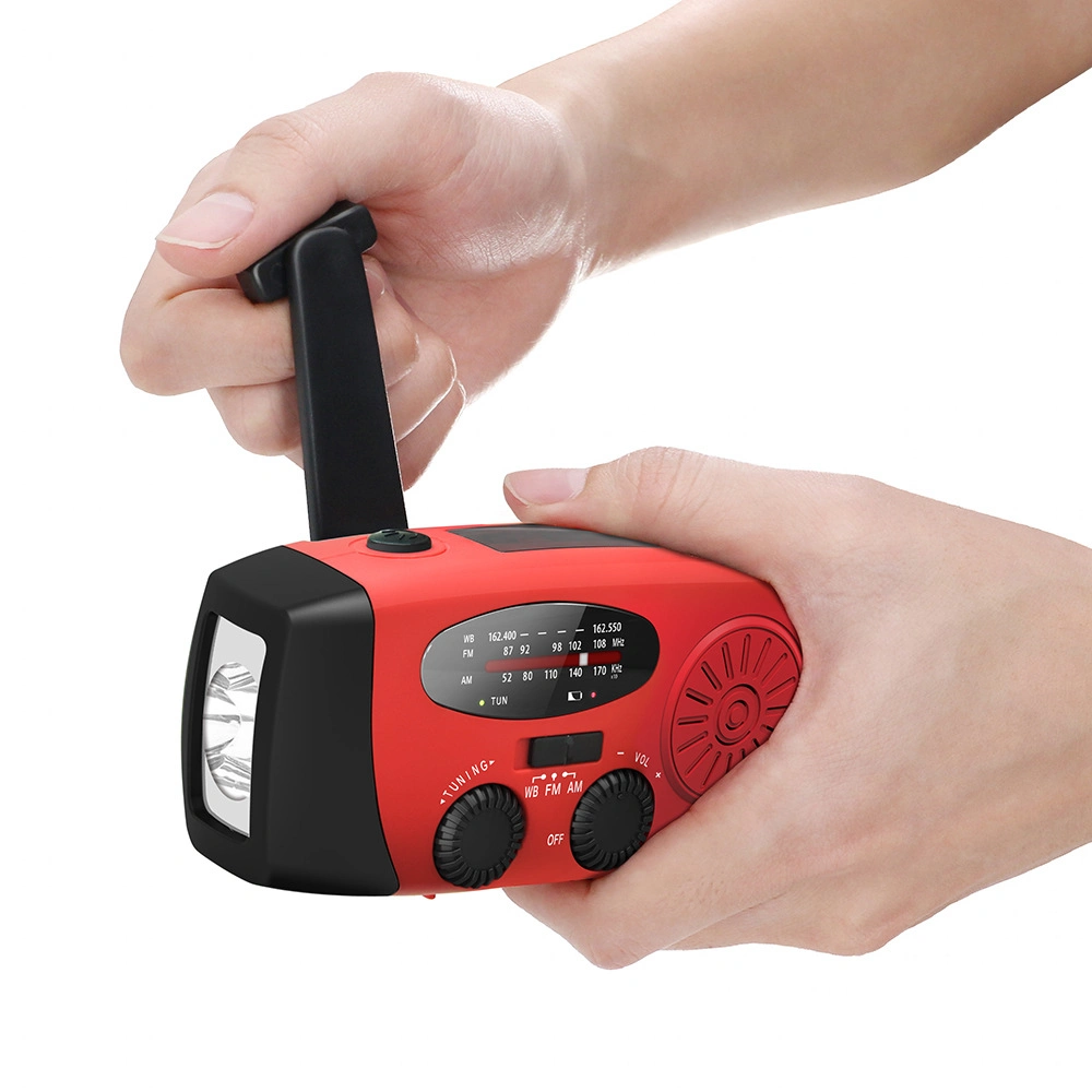 Outdoor-Notruffunk, NOAA WB am FM Solor Radio, Hand Kurzwelle Radio, Werbegeschenk Outdoot Radio