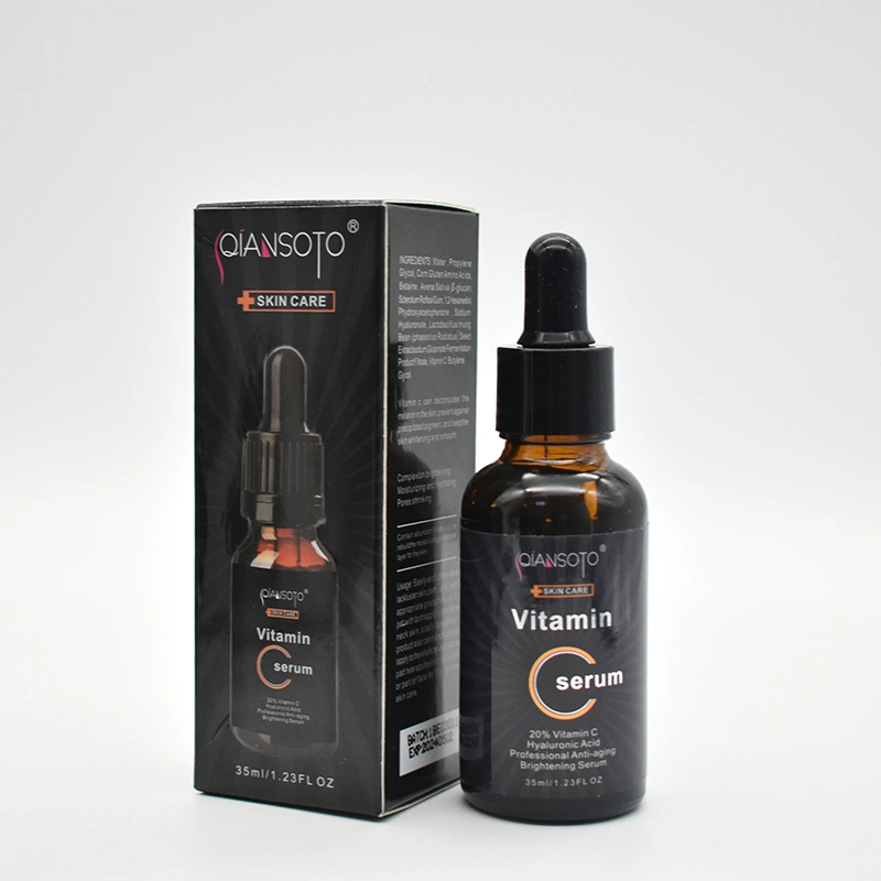 Etiqueta Privada Anti-Wrinkles Hidratante embranquecimento do soro de vitamina C