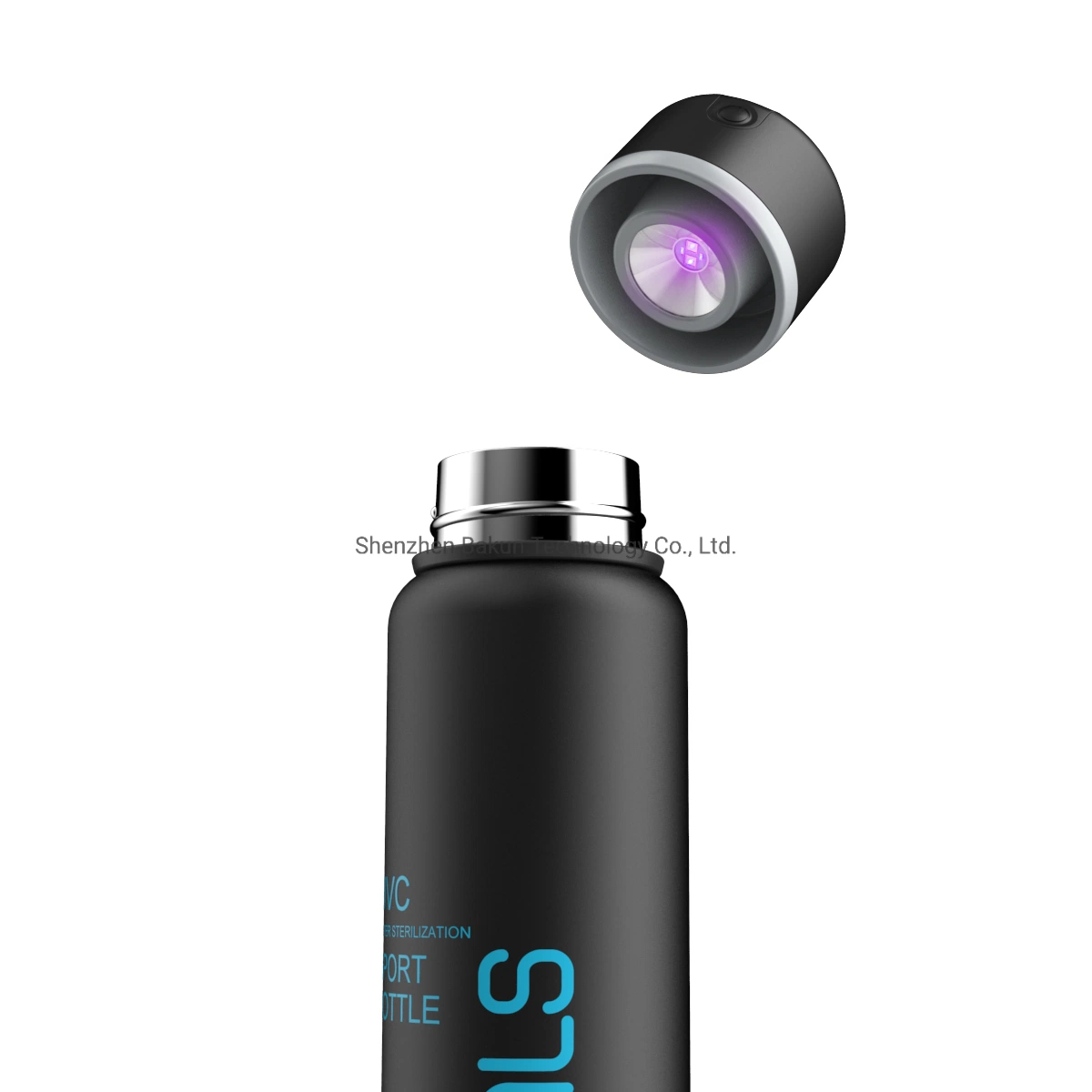 Directly UV Drink Flask Portable Outdoor Travel Kettle Stainless Steel Water Bottle