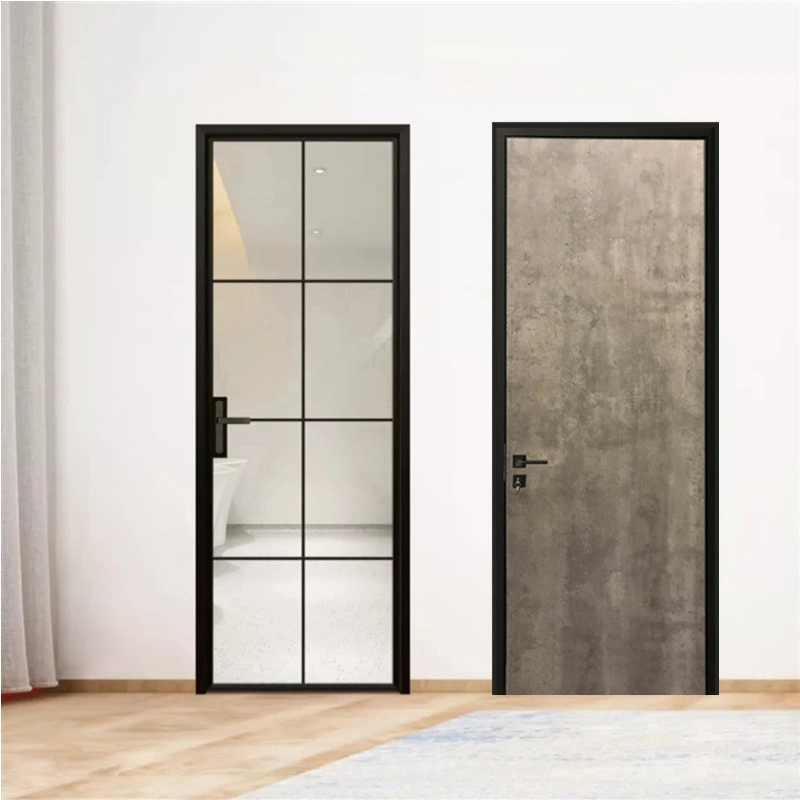 WPC Door Waterproof Eco-Friendly Israel Wooden Plastic Hollow Door