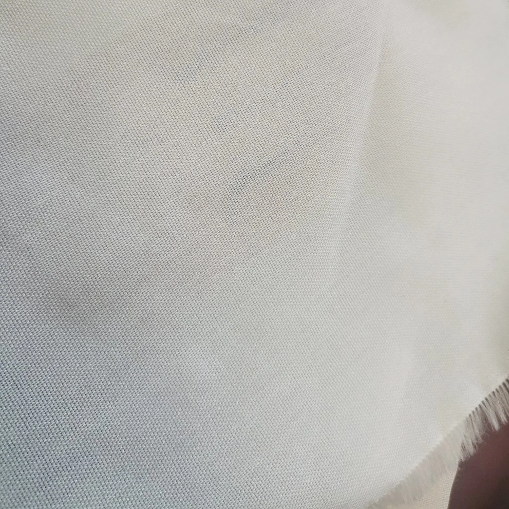 Weiß Scrim Polyester Baumwolle Stoff für Shirts Tapete Klebebänder