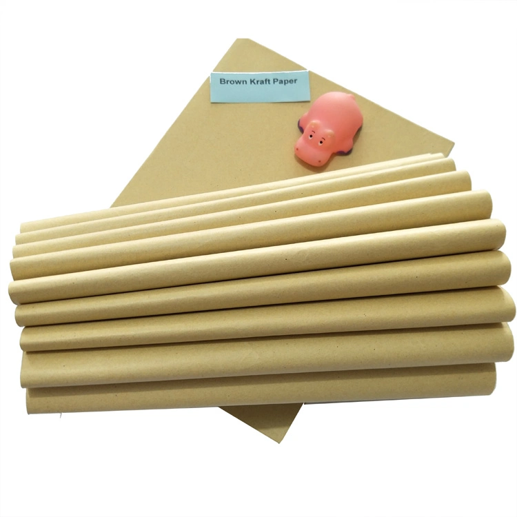 80GSM Recycled Brown Color Kraft Paper for Packing