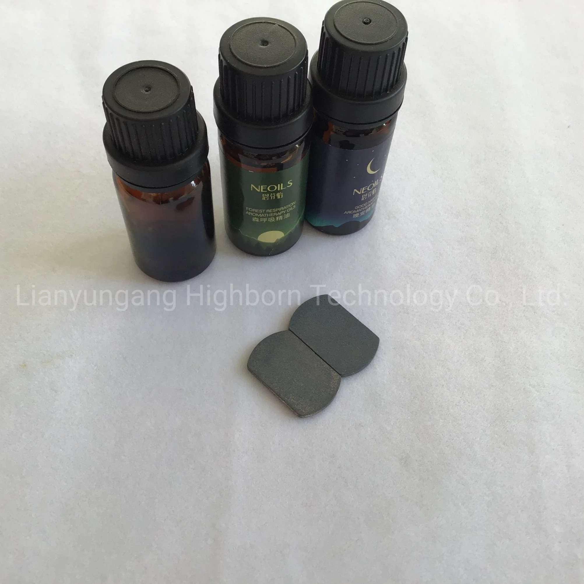 Máquina de aromaterapia personalizada Folha cerâmica porosa incorporada óleo essencial Perfume Comprimidos do difusor de aroma volátil