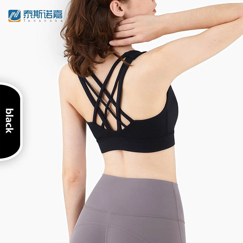 High Quality Custom Gym Wear Women Cross Back Sports Bra