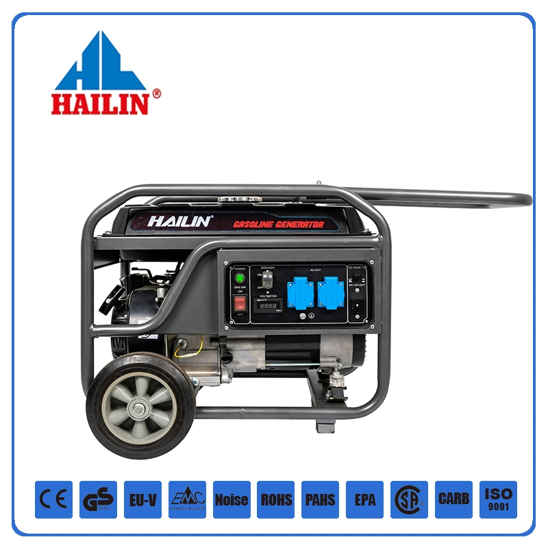 5000W 6000watt generador de gasolina de bastidor abierto de 230V