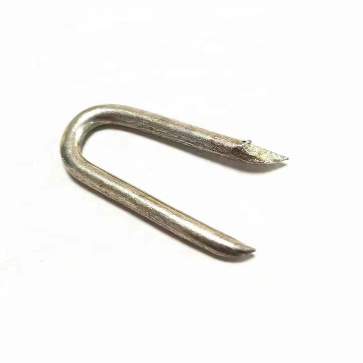 3.15X30mm E. G U Nails Fence Staples Barbed Fencing Staples 5kg/Bucket