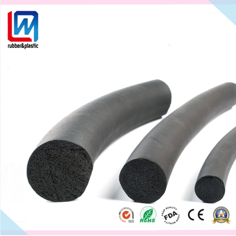 Flexible/Soft Round Sponge/ Foam Rubber Cord for Automotive, Machinery