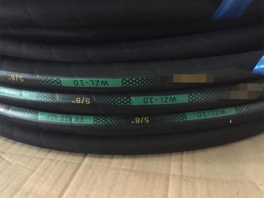 Flexible Steel Wire Braided En856 4sp/4sh Hydraulic Hose for Excavator Mining