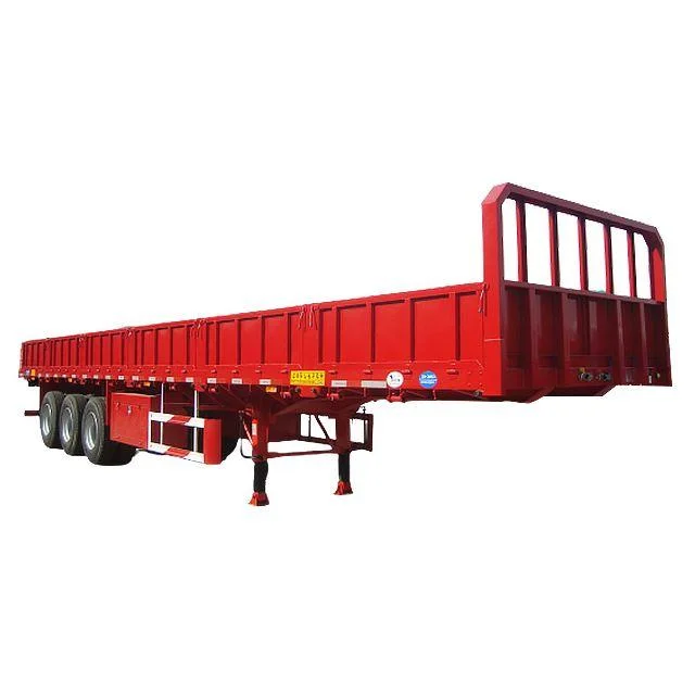 Vehicle Master Cheap Price China 2 3 4 Axles 40 60 80ton Side Wall Semi Trailer for Bulk Cargo Transportation