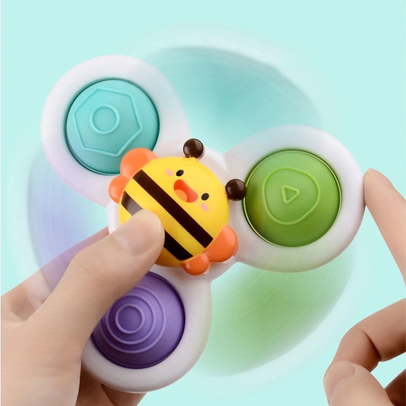 Yiwu Kauf Bezugsmittel Spinner Spielzeug für Baby Fidget Spinner Saug, Fenster Spinner Spielzeug für Kleinkinder Sensory Bad Spielzeug