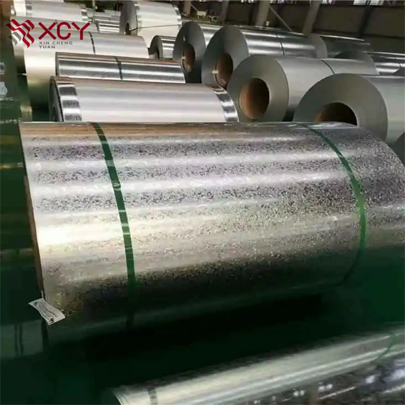 Ss400p 0.22mm 5mm Regular Spangles Gi Steel Coil En10346 Dx51d S280 Grade Al Zn Galvanized Steel Coil Stock Price