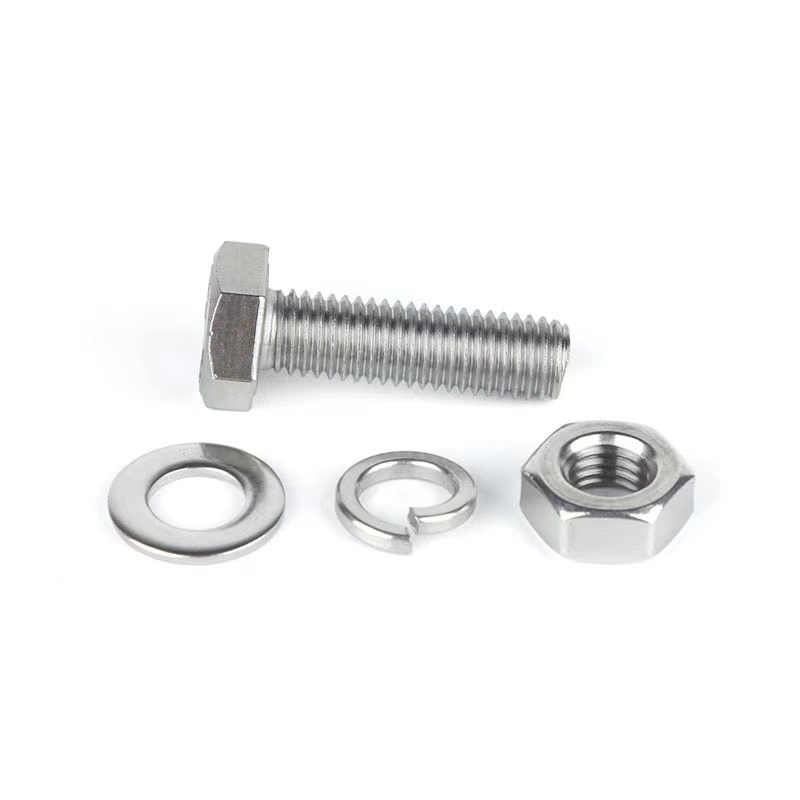 High quality/High cost performance  White Zinc Plated Full Thread Carbon Steel Hex Bolt