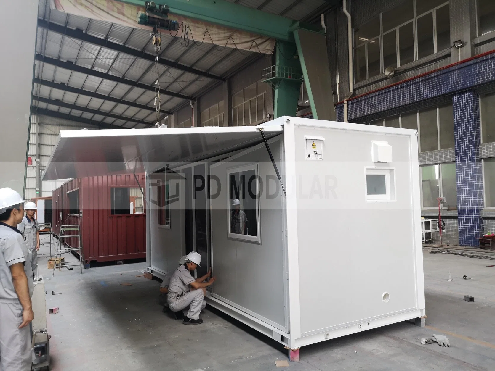 New Arrival Prefab Glass Wooden Prefabricated Container House in German