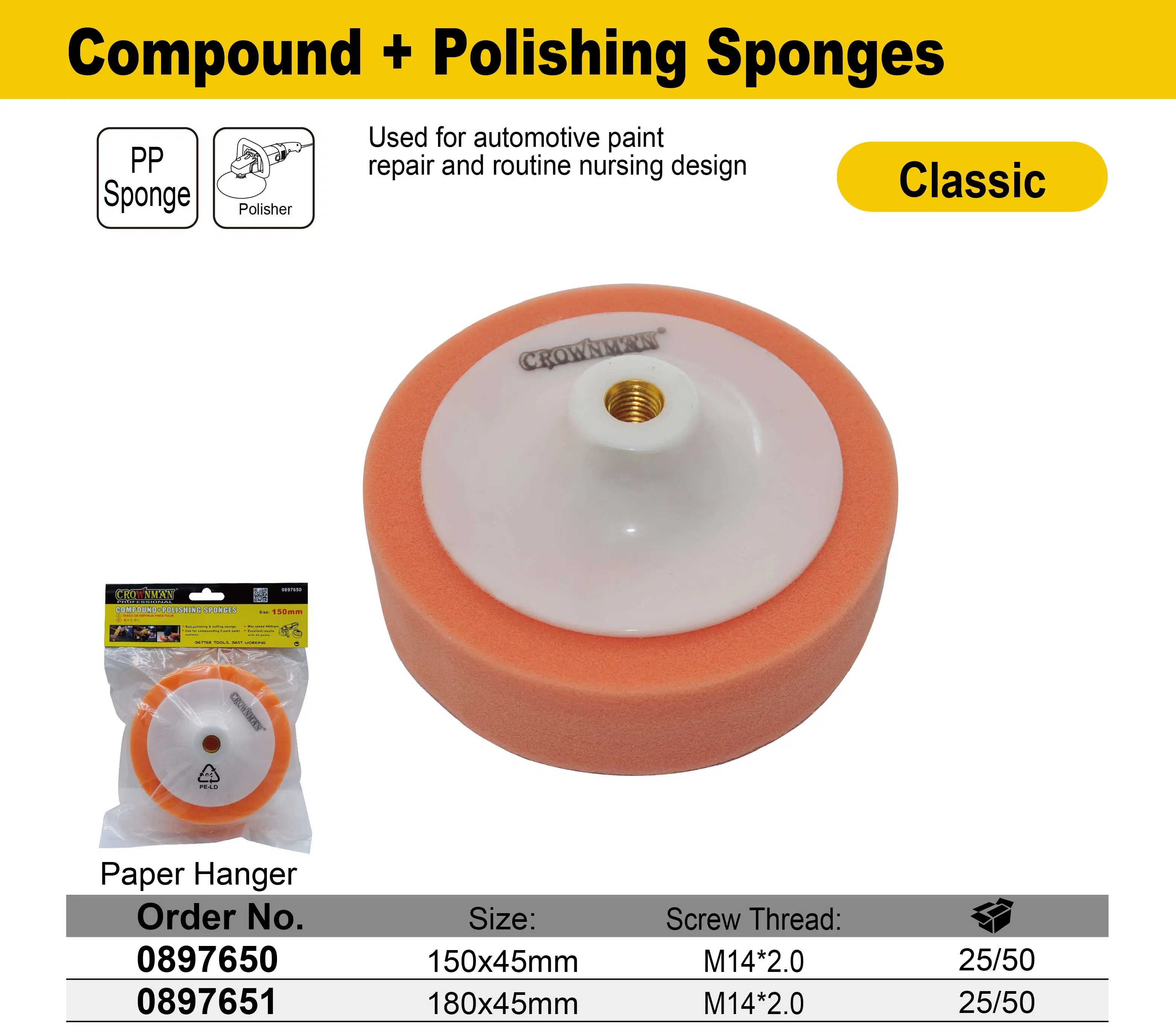 Compound Polishing Sponges, Sponge Polishing Pad