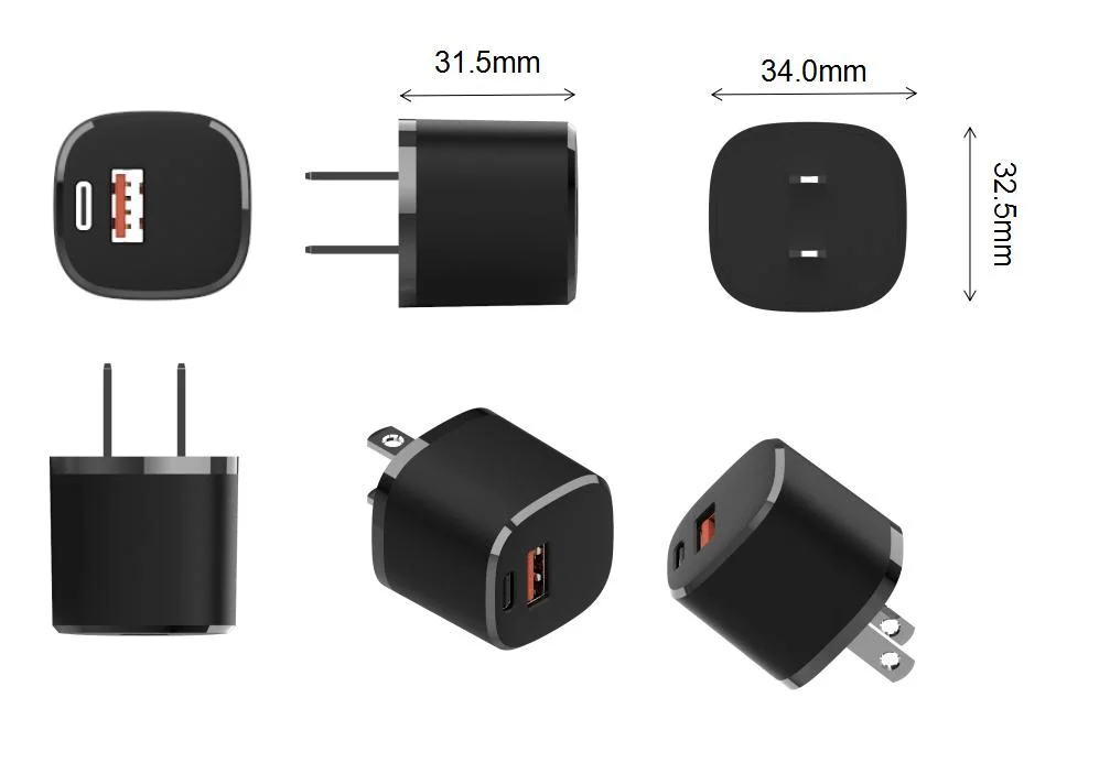 30W 35W Fast Charger Fast Us Power Wall Pd Adapter Fast Charger Airpods and Apple Watch Chargers for Mobile Phone