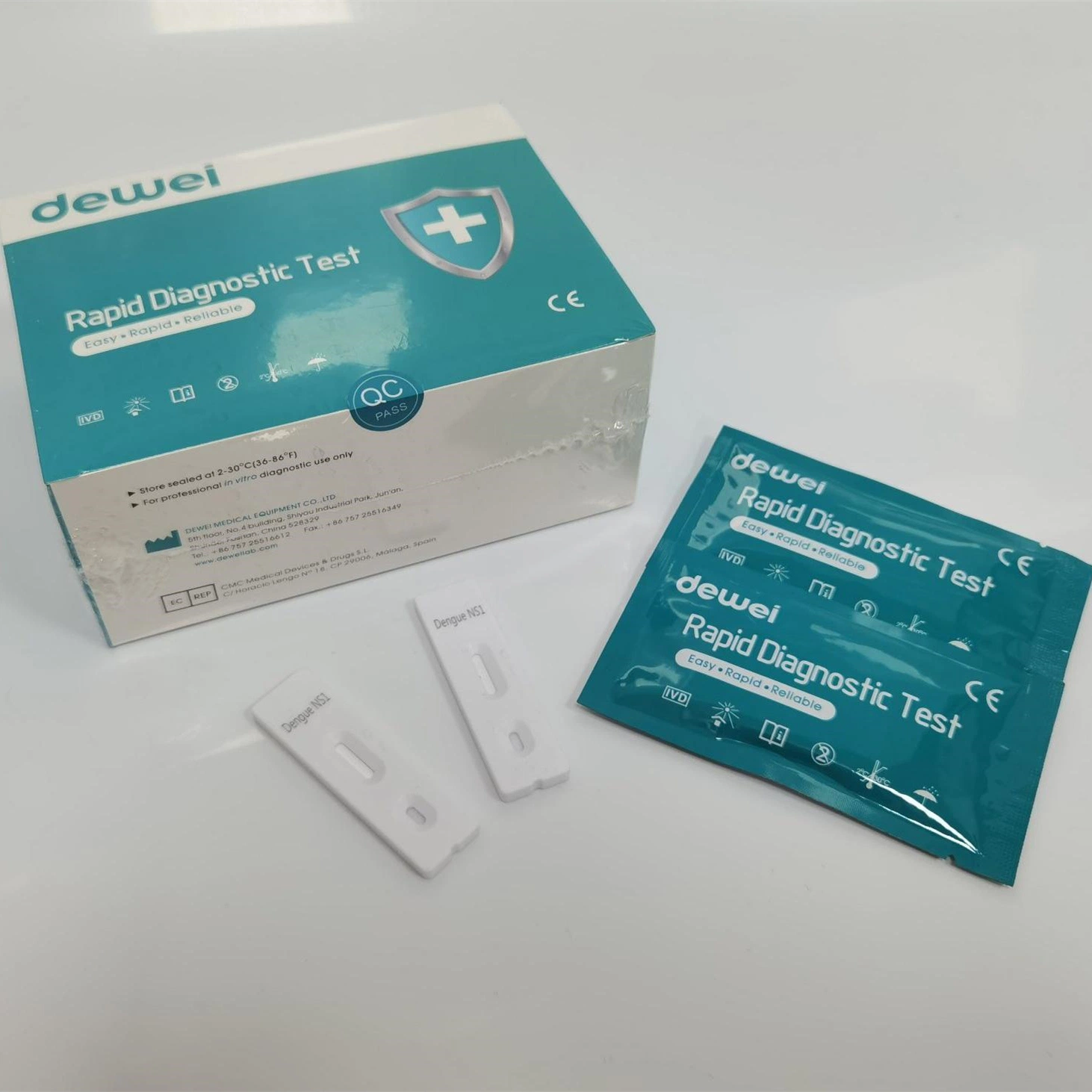 Dengue Rapid Test Diagnostic Kit of Ns1 Antigen or Igg/Igm Antibody Combo