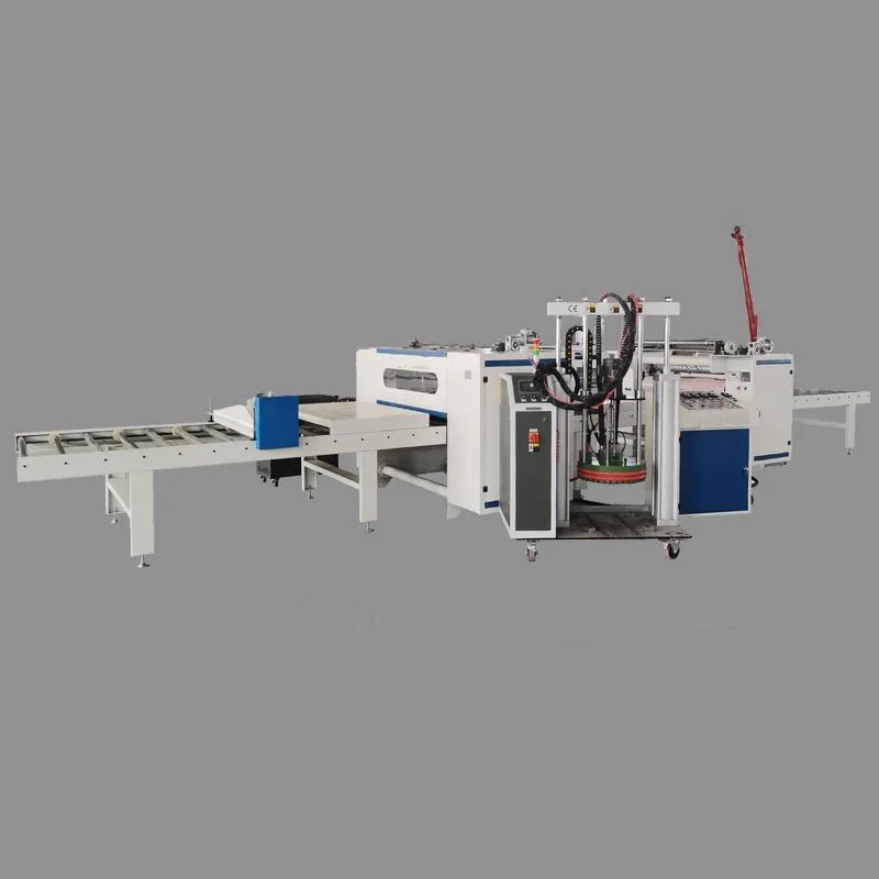 Auto Feeding Hot Glue Horizontal Film MDF Board Profile Coating and Laminating Machine