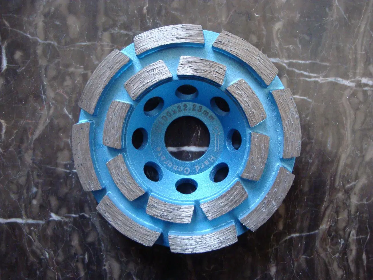 100mm Diamond Hot Press Double Row Cup Wheel for Stone