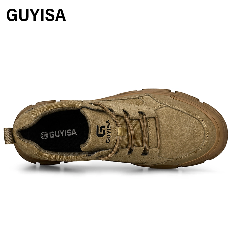 Guyisa Factory Direct Sale Safety Shoes Outdoor Hiking Steel Toe Safety Work Shoes