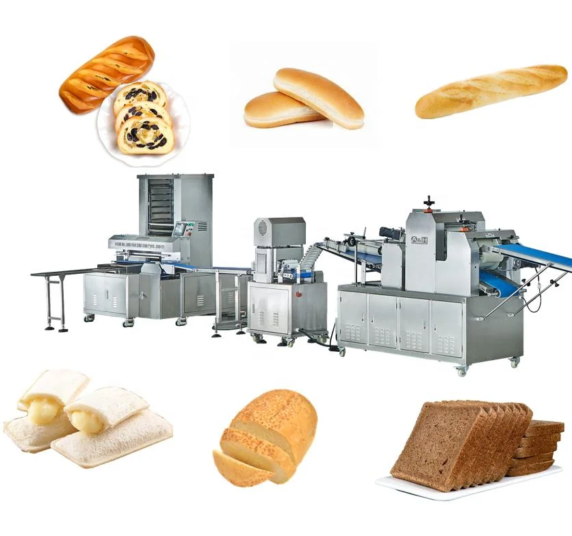 Torrar pão a linha de produção de pão automática fazendo a máquina para Gluten Free pão