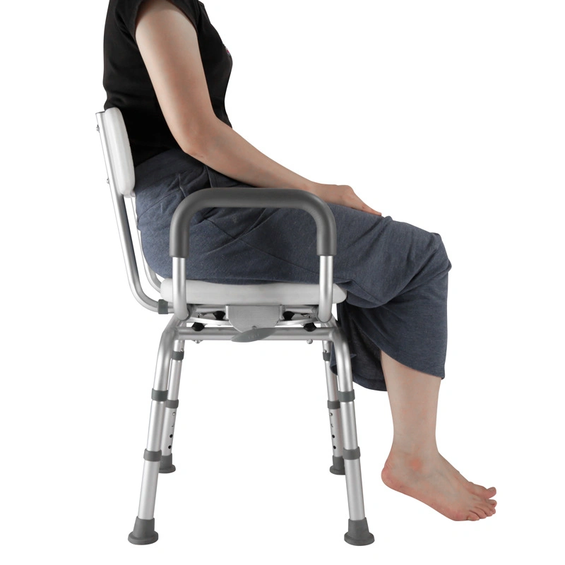 Health Care Supplies Folding Bathroom Shower Chair for Elderly