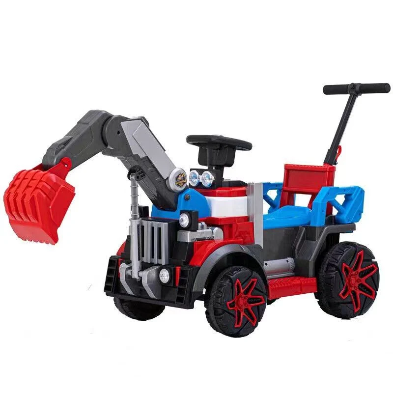 Children&prime; S Toy Car Excavator Best Present for Kids Electric Excavator