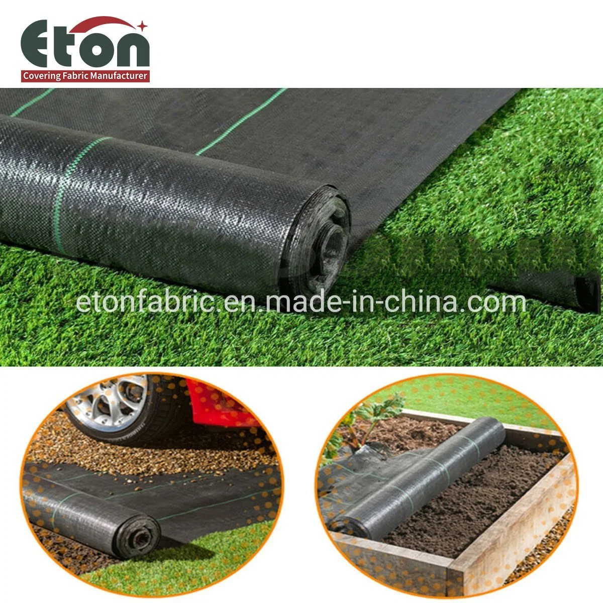 Recyclable Plastic PP Woven Weed Control for Outdoor Usage