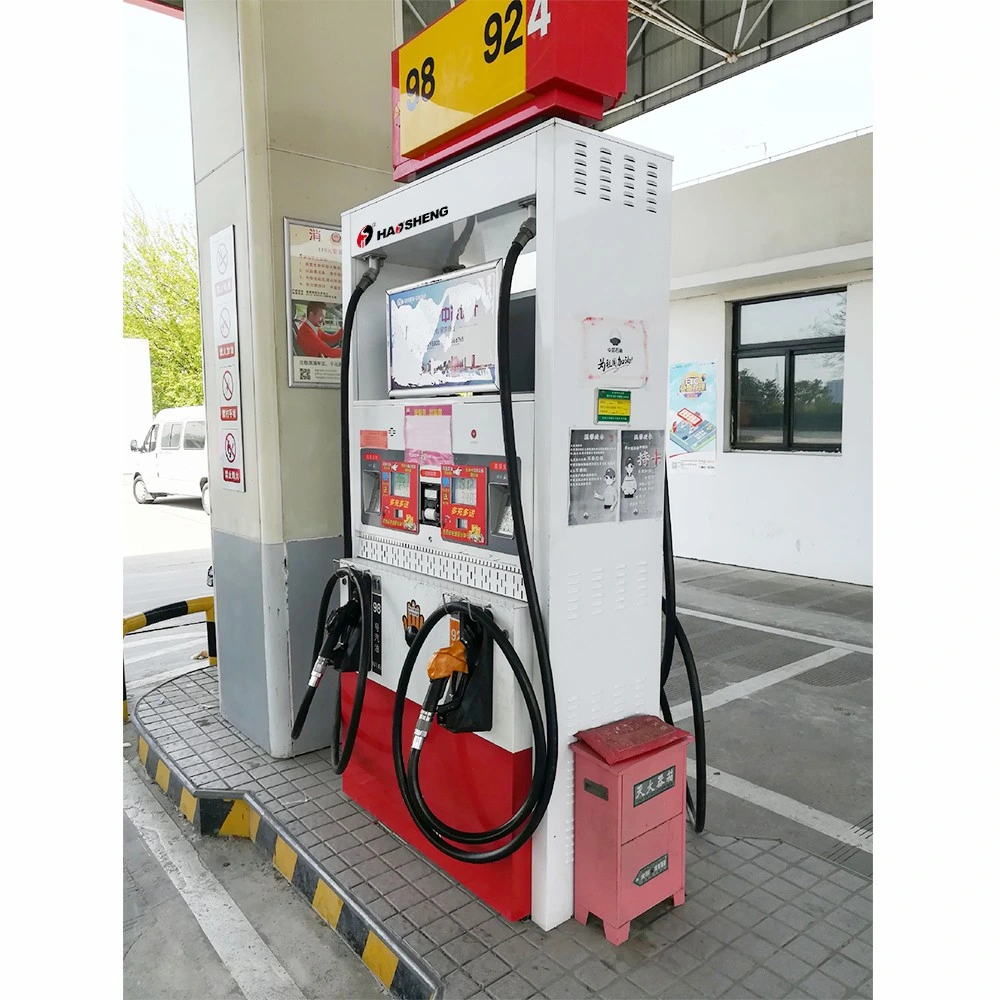 Classical Hot Sale H Type Series 4nozzles 4screens Fuel Dispenser for Gas Station 380V