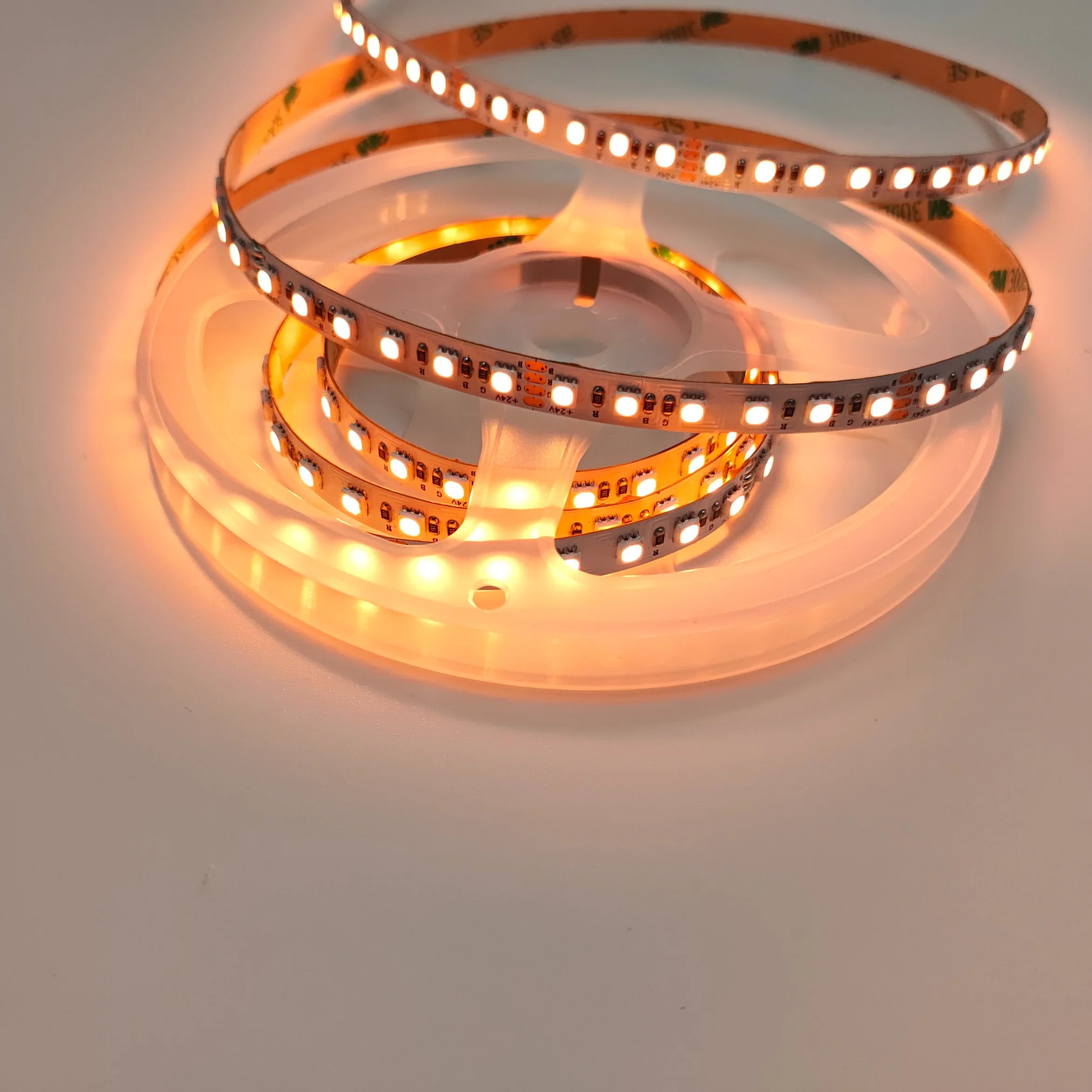 RGB Flexible Waterproof LED Strip 24V RGB 3838 120LEDs 14.4W/M 5m/Roll Outdoor Decoration LED RGB Light Strip with FCC CCC LVD EMC RoHS CE Certification