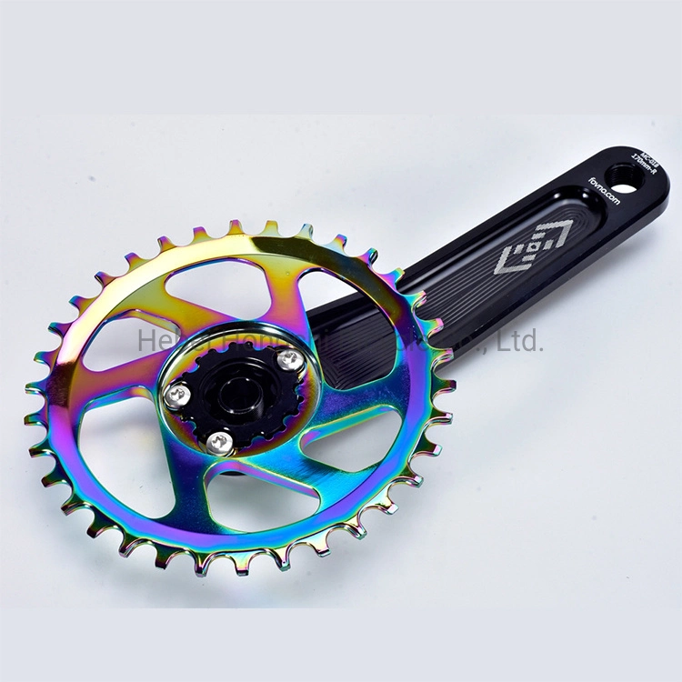 32t / 34t / 36t / 38t MTB Bike Crank Rainbow Chainwheel