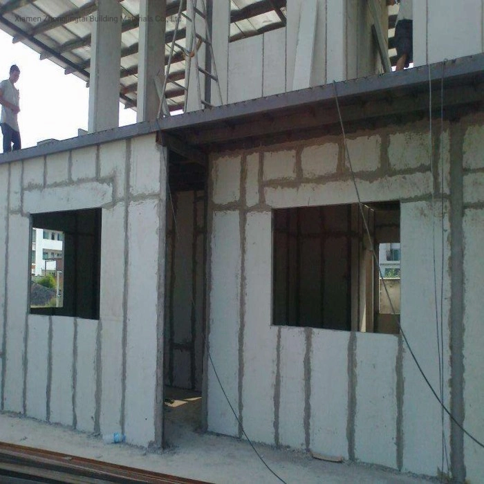 Speedy Construction Precast Fiber Cement Sandwich Concrete Grc Wall Panel for Residential/Real Estate