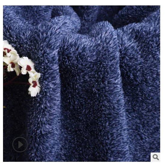 Soft 100% Polyester Wool Faux Fur Double Sided Sherpa Fleece Knitting Fabric for Lining Fabric and Overcoat 100% Polyester Knit Shu Velveteen for Garment Pajama