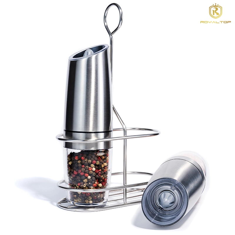 Kitchen Spice Tools Automatic Shaker Gravity Salt and Pepper Mill Electric Grinder