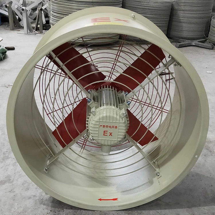 Large Explosion-Proof Low Noise Mobile Exhaust Axial Industry Fan