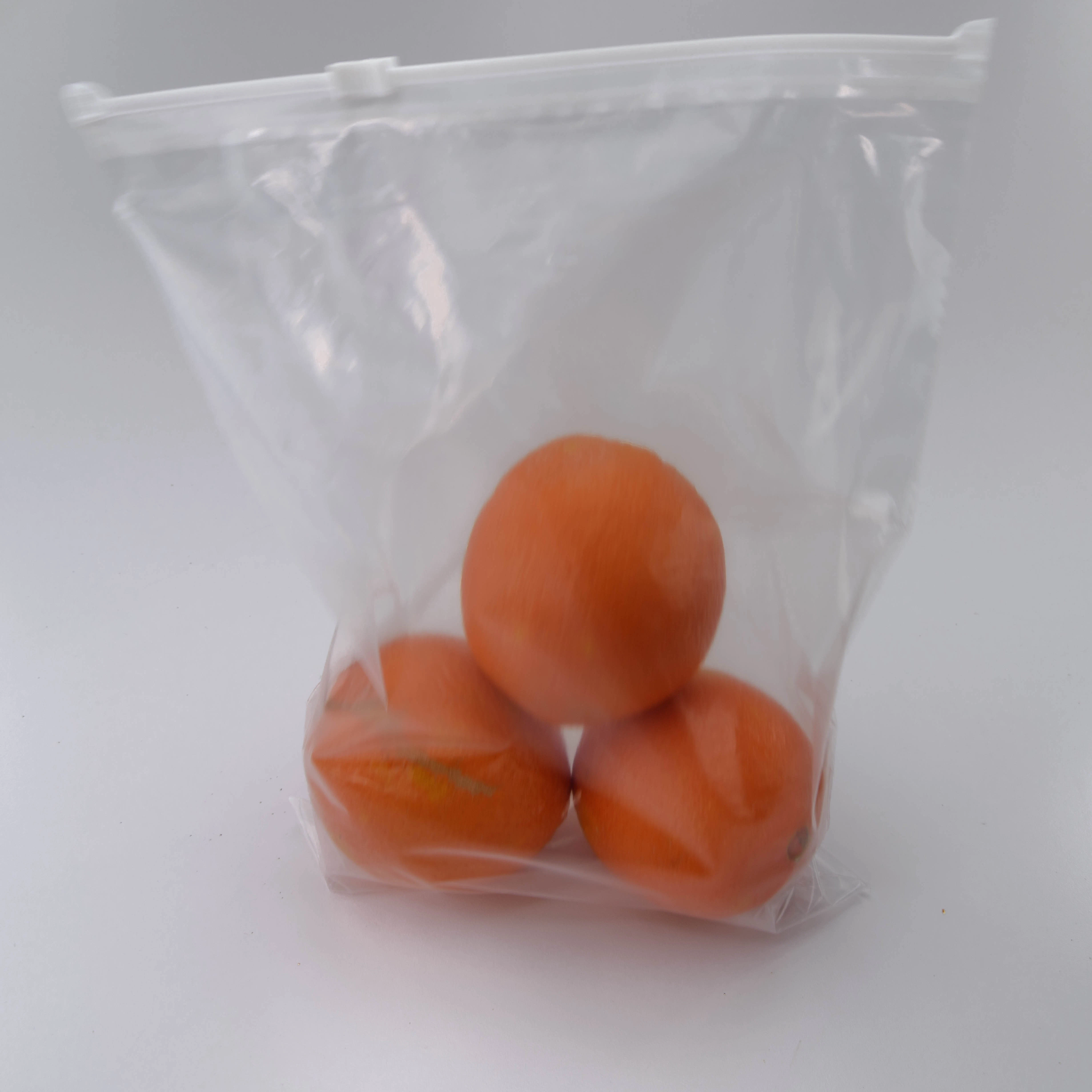 Slider Packaging Plastic Bags for Food Resealable Plastic PE Bags