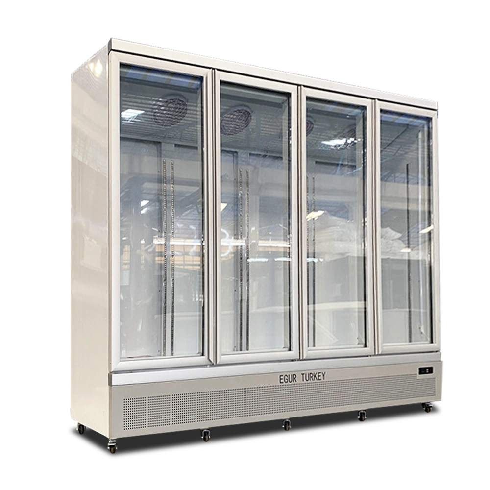 Refrigerator Commercial Direct Cooling Beverage Display Refrigerator Showcase