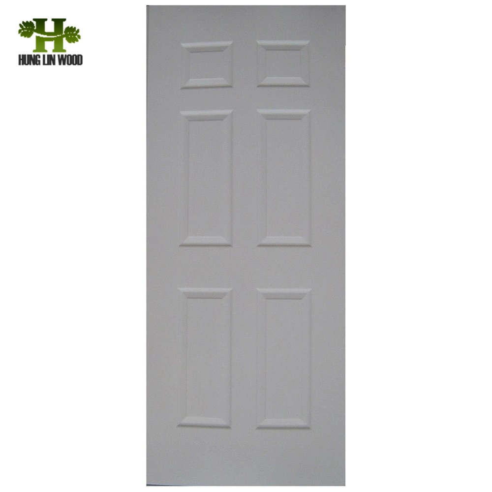 Modern Smooth White Primer Door Skin Moulded HDF