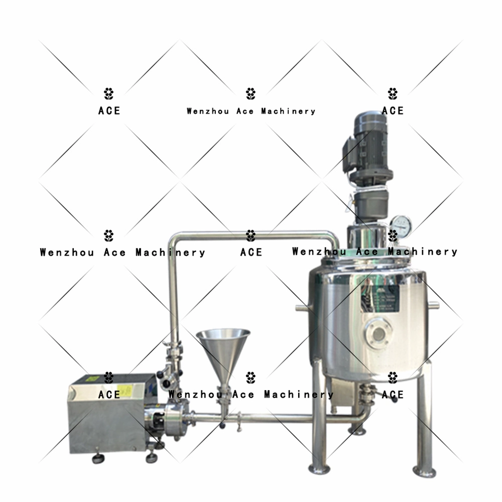 Precio de 3 Motores Mezclador Homogenizador máquina de fabricación de equipos Para Soluciones químicas Industrias de Cosméticos
